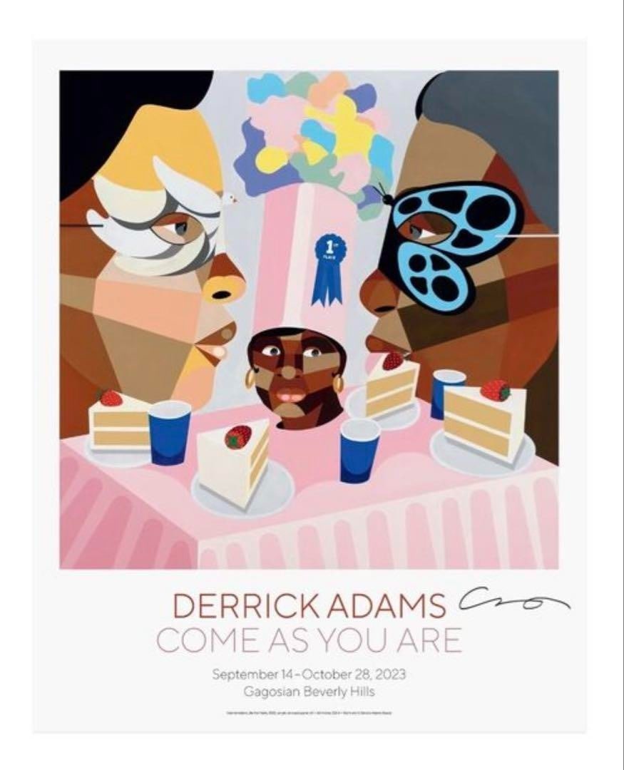 Signed Certificate Come As You Are Lithograph by Derrick Adams (1 of 3)