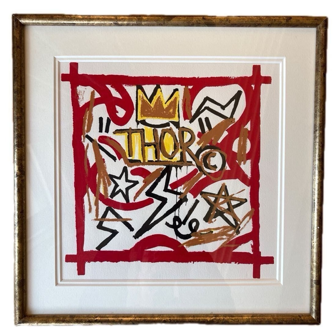 Thunder God of Silkscreen by Jean Michel Basquiat (1 of 20)
