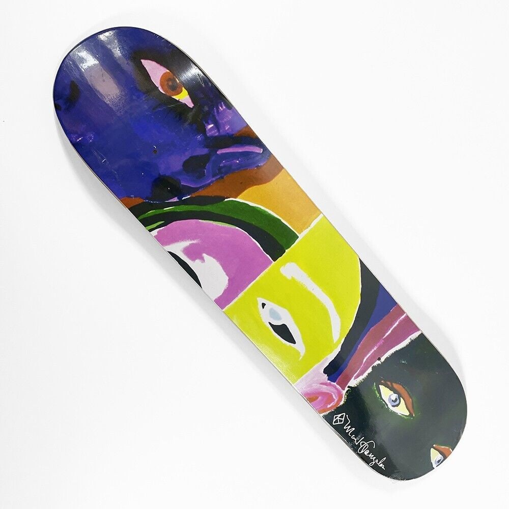 Rare fine art series skateboard decks from Mark Gonzales: Rare fine art series skateboard decks from Mark Gonzales Mark Gonzales' rare fine art series skateboard decks are a unique collaboration between Krooked and the renowned artist. These decks showcase G