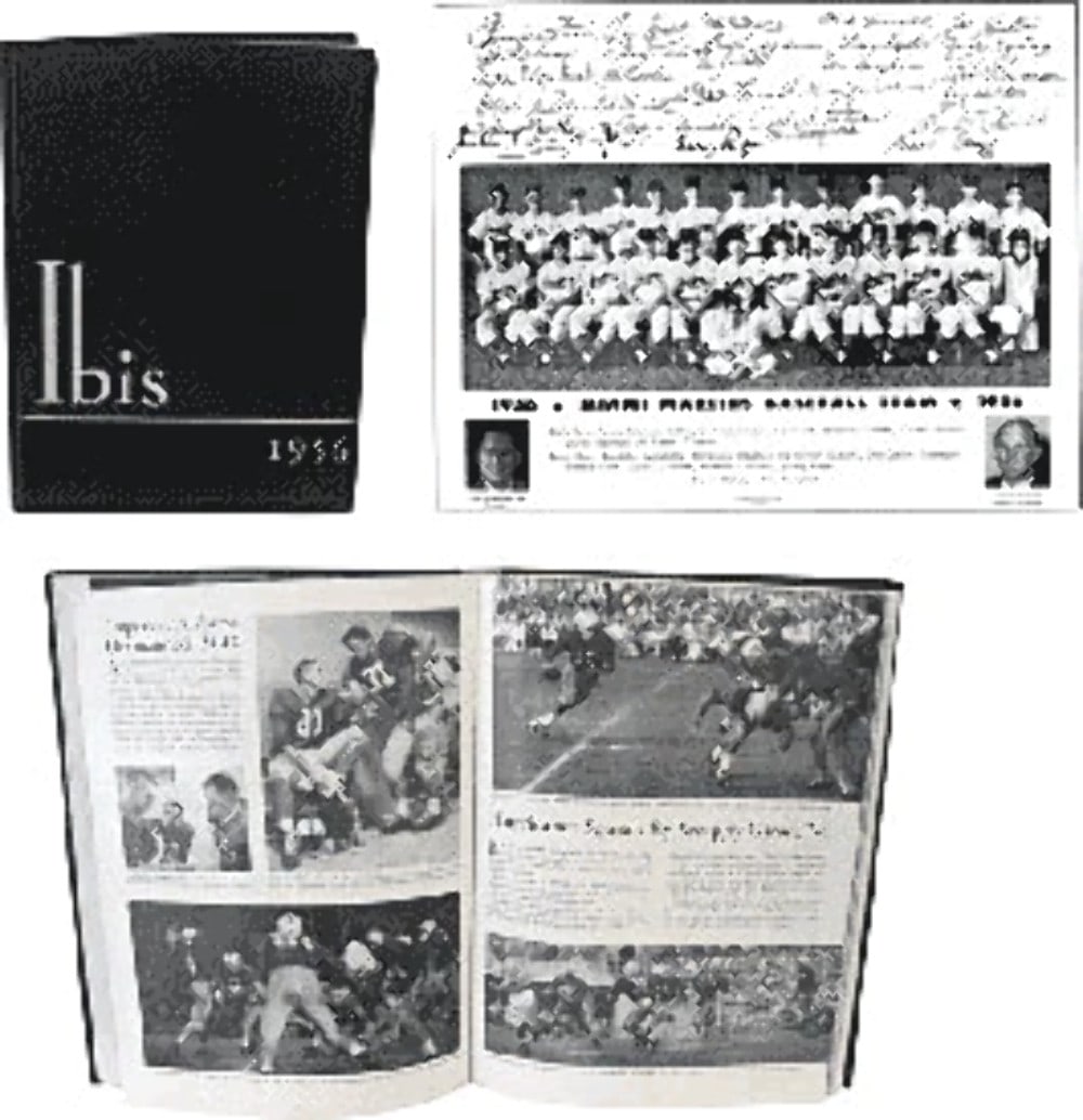 Hurricanes Miami Yearbook 1956 Unsigned: Hurricanes Miami Yearbook 1956 Unsigned 1956 Miami Hurricanes Unsigned Yearbook - A piece of sports history from South Florida, this yearbook features the team's roster and notable players, all signed