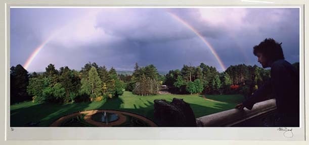 PATTIE BOYD Signed Color Photograph "George & Rainbow Panorama" with COA (1 of 1)