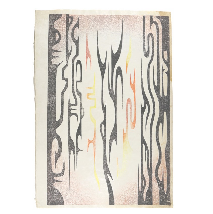 Toshi Yoshida "From the Another World (A)" woodblock edition autographed 1957 (1 of 1)