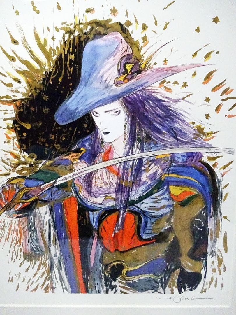 Yoshitaka Amano Giclee Custom Order Print Vampire Hunter D Hand-Signed COA (1 of 12)