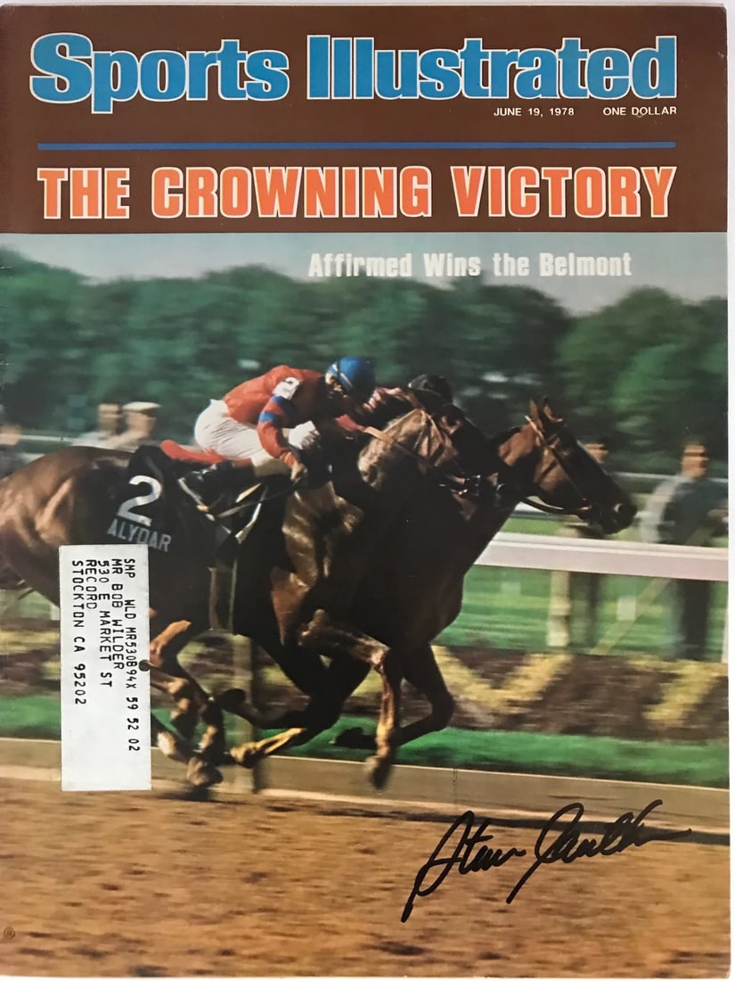 Signed Sports Illustrated by Steve Cauthen June 19 1978: Signed Sports Illustrated by Steve Cauthen June 19 1978 Item Specifics: This is a Steve Cauthen Autographed Sports Illustrated Magazine Signed in black sharpie across the front of the magazine Magazin