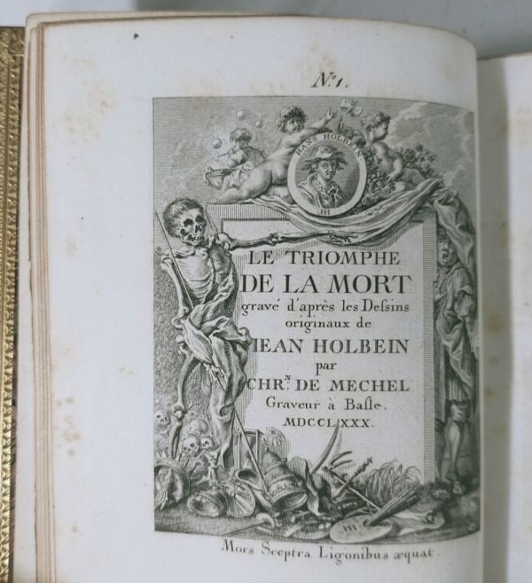 Hans Holbein Le Triomphe de la Mort Dance of Death 1854 Mechel 47 Engravings (1 of 10)