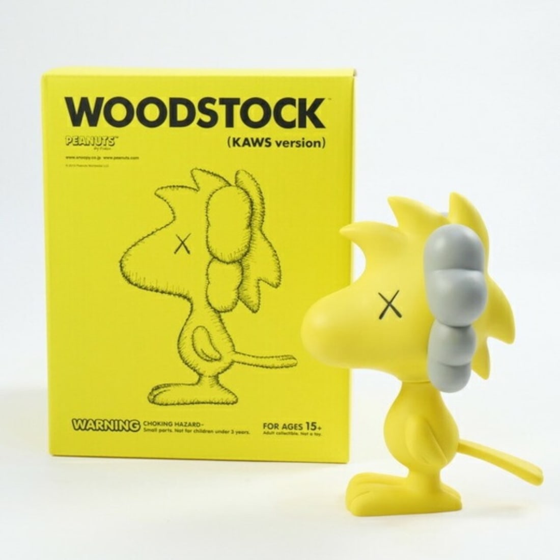 WOODSTOCK FREE YELLOW KAWS MEDICOM TOY FIGURE (1 of 9)