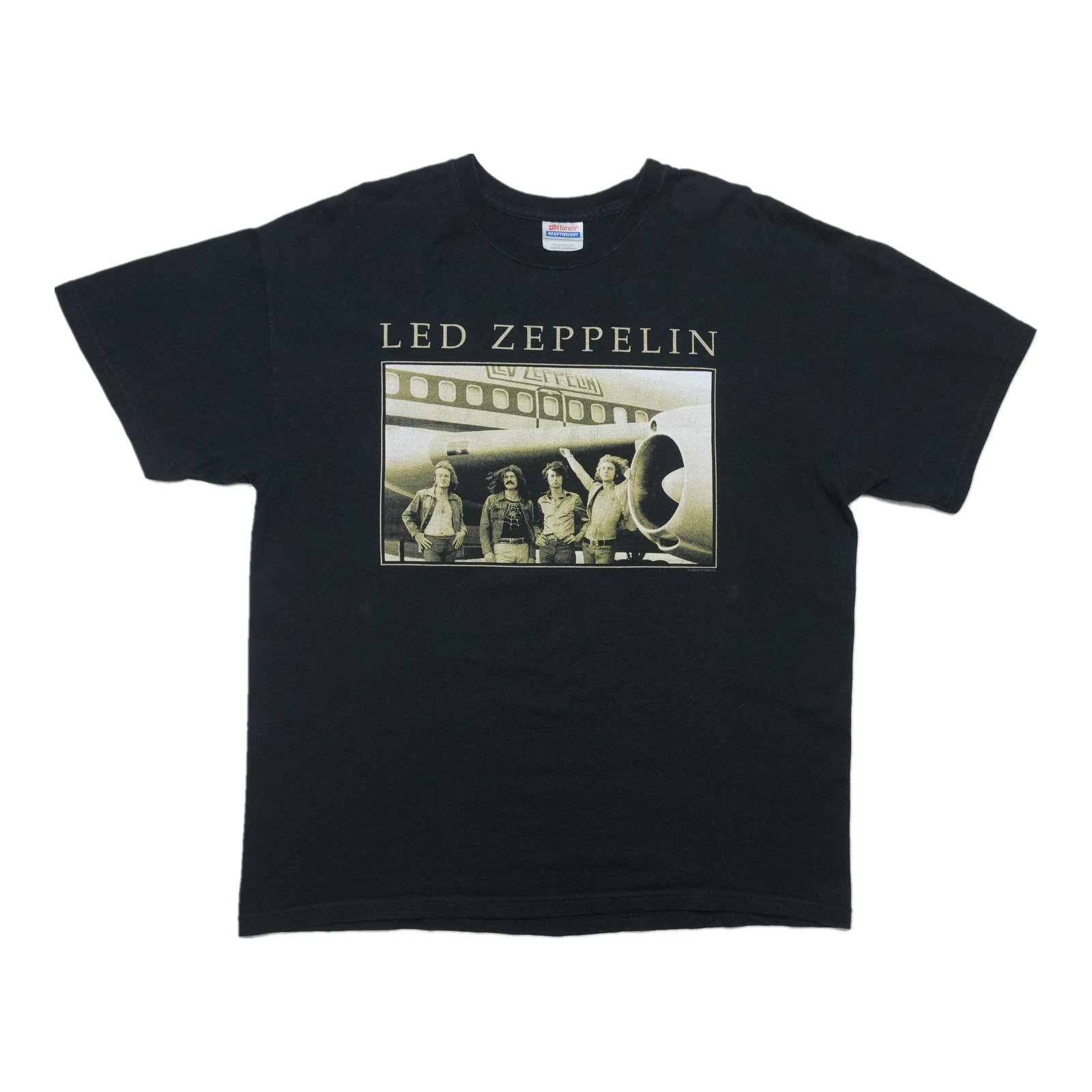 Led Zeppelin Starship Plane Shirt Photo: Led Zeppelin Starship Plane Shirt Photo Extra Large Led Zeppelin Starship Plane Photo Shirt. This vintage 2005 shirt features a front graphic photo of the band's iconic Starship plane, printed on high