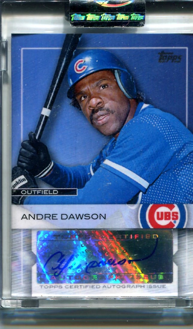 Andre Dawson 2009 Sealed Autographed Topps Card (1 of 1)