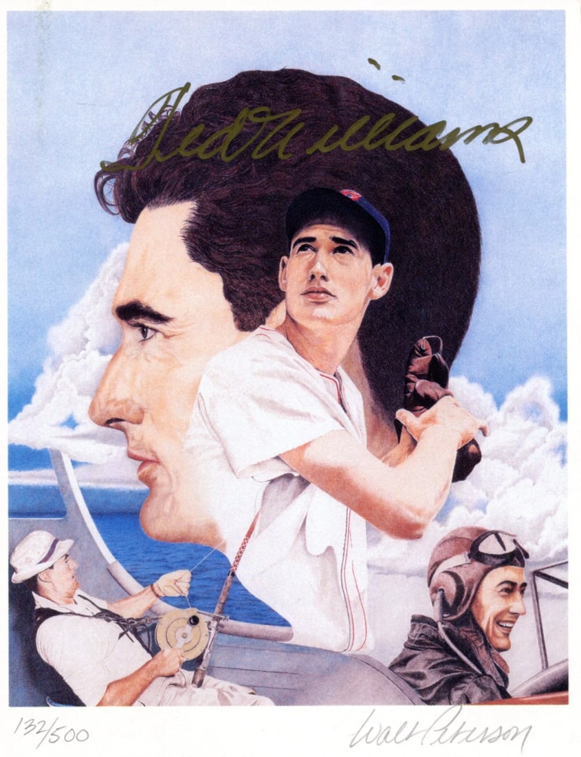 Ted Willimas Autographed 4 1/ 2 x 6 Color Artwork (JSA): Ted Willimas Autographed 4 1/ 2 x 6 Color Artwork (JSA) Item Specifics: Brand: James Spence Authentication (JSA) Ted Willimas Autographed 4 1/2 x 6 Color Artwork Signed ingold sharpie across the front