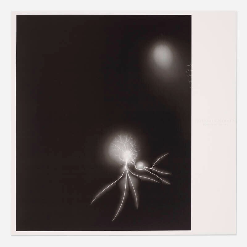 Hiroshi Sugimoto LIGHTNING FIELDS Lithograph Poster 2008 ED300: Hiroshi Sugimoto LIGHTNING FIELDS Lithograph Poster 2008 ED300 Hiroshi Sugimoto's LIGHTNING FIELDS lithograph poster, produced in 2008, bears the artist's signature. This original print is a notable w
