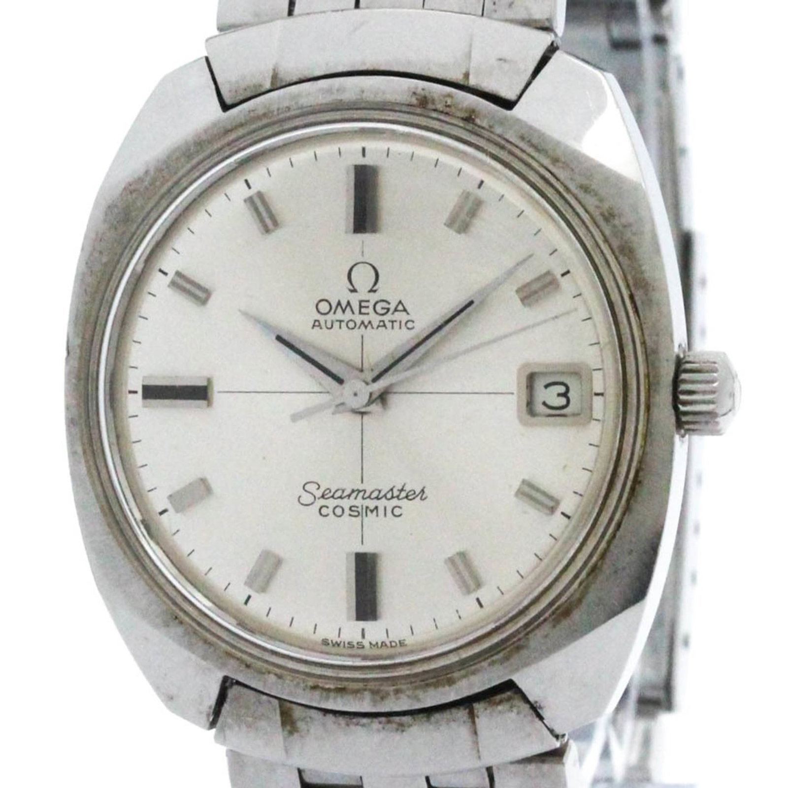 Omega Wristwatch: Omega Wristwatch Omega Wristwatch - A Timeless Classic. This stainless steel Omega wristwatch boasts a silver dial and 36mm case, perfect for formal occasions. With its durable construction, it remain