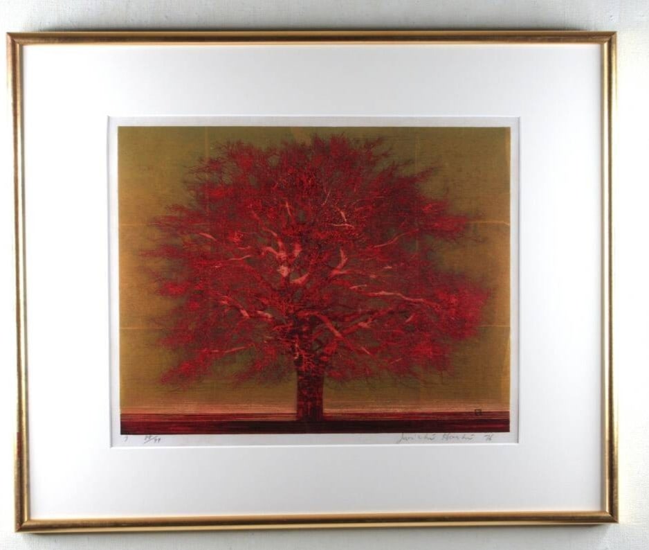 Joichi Hoshi "Evening" Woodblock Print, Edition of 99, Signed and Framed (1 of 6)