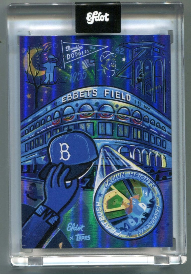 Topps Efdot 2021 Iconic Stadium Series 2 #8 Ebbets Field 100/ 100 (1 of 2)