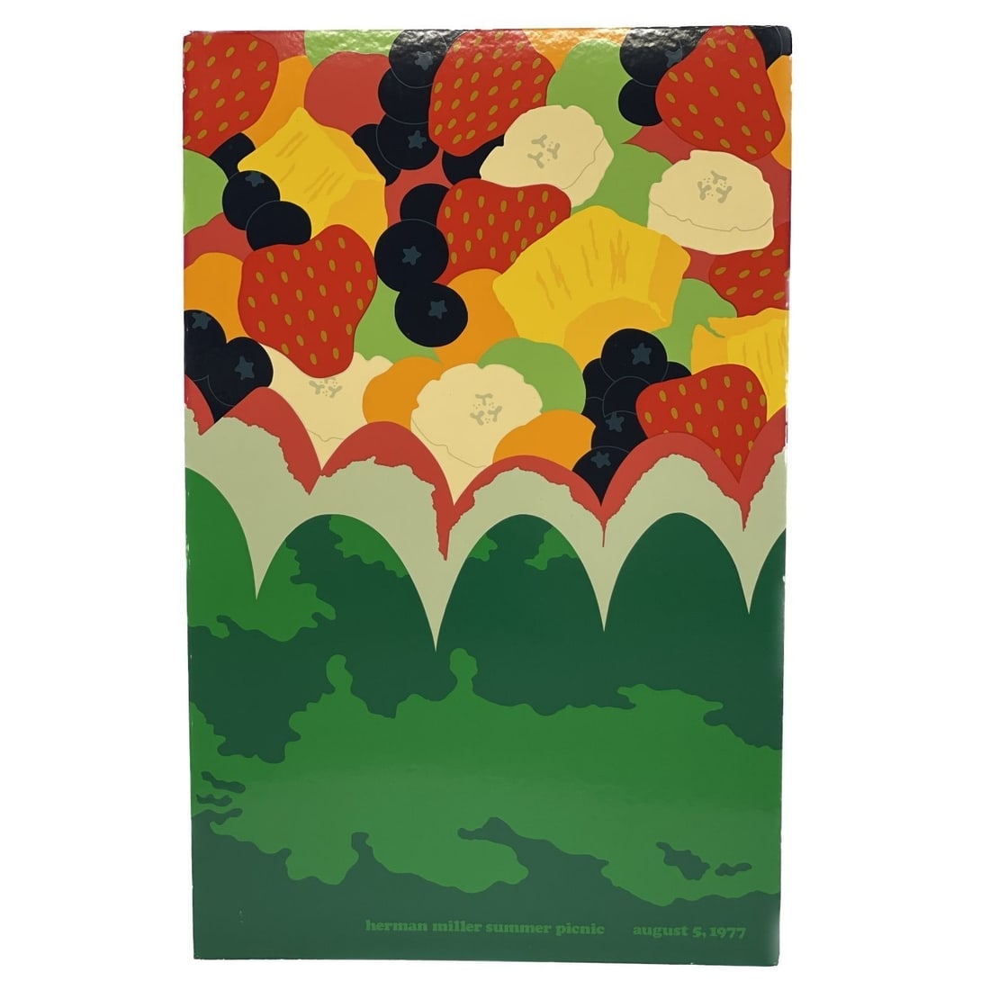 Herman Miller Summer Picnic 1977 Original Poster Limited edition of 20 Vintage: Herman Miller Summer Picnic 1977 Original Poster Limited edition of 20 Vintage Original 1977 Herman Miller Summer Picnic Poster, Limited to Just 20 Vintage Prints. This iconic poster bears the signatu