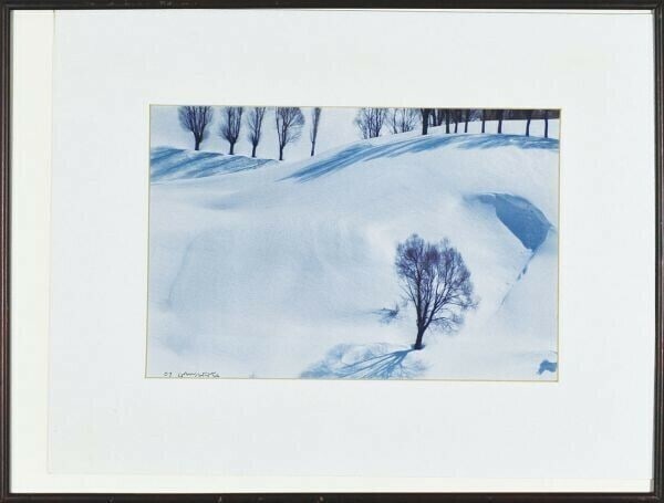Kiarostami Abbas Iran Tehran 1940 signed classic print snow original 2007: Kiarostami Abbas Iran Tehran 1940 signed classic print snow original 2007 Bears a signature from Abbas Kiarostami, a renowned Iranian filmmaker and artist. This classic print, created in 2007, feature