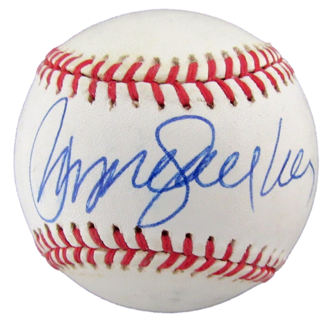 Signed Ryne Sandberg Auto Ryne Sandberg HOF on Chicago Cubs Baseball Beckett 207779: Signed Ryne Sandberg Auto Ryne Sandberg HOF on Chicago Cubs Baseball Beckett 207779 Signed Ryne Sandberg Auto, HOF on Chicago Cubs Baseball. This unique piece features the legendary shortstop's autogr