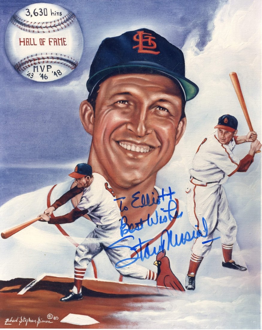 Stan Musial Autographed 8x10 Photo: Stan Musial Autographed 8x10 Photo Item Specifics: Louis Cardinals.Signed in sharpie across the front of the photo Autograph is authenticated by , and will be accompanied by a COA from . Product Discl