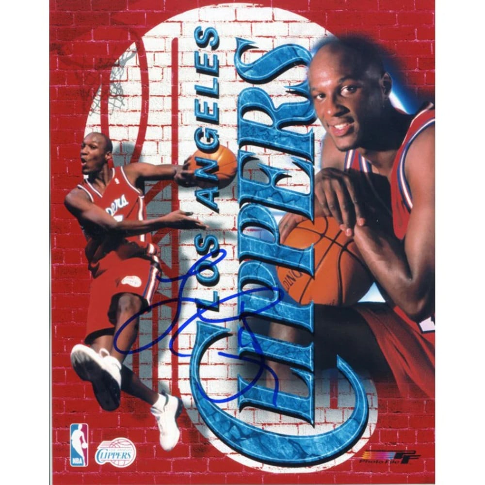 Lamar Odom Autographed 8x10 Photo: Lamar Odom Autographed 8x10 Photo Item Specifics: ? This is a Lamar Odom Autographed 8x10 Photo Signed in blue sharpie across the photo Lamar is posing for a collage shot, while playing for the Los An
