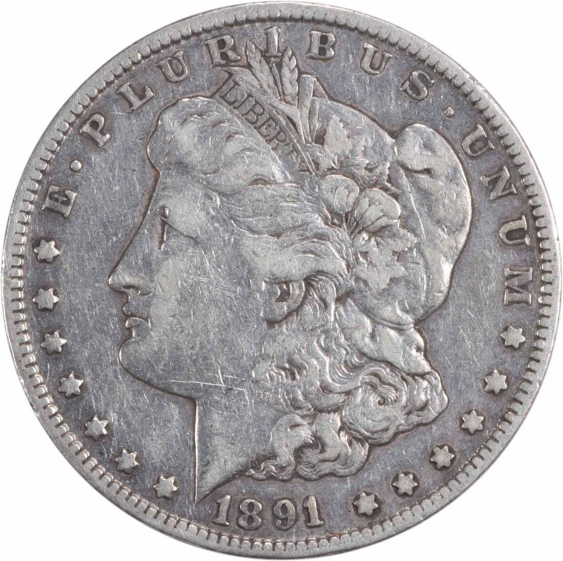 1891-CC Morgan Silver Dollar VF Uncertified: 1891-CC Morgan Silver Dollar VF Uncertified The 1891-CC Morgan Silver Dollar is a stunning example of early American coinage, featuring George T. Morgan's iconic design and a rich history as part of t