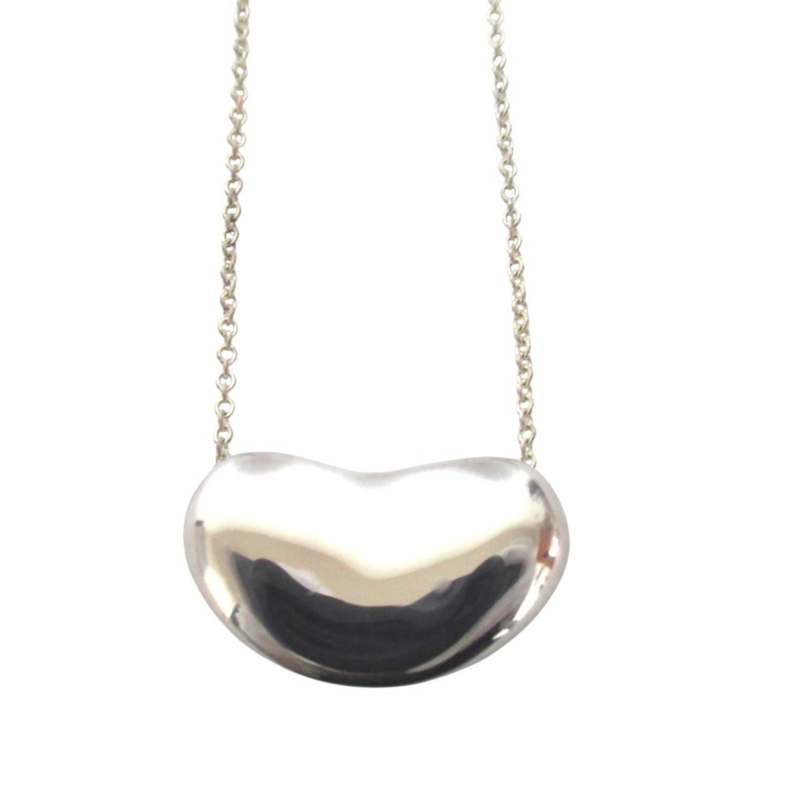 Tiffany & Co. Bean Necklace Pendant 925 Sterling Silver Women'S: Tiffany & Co. Bean Necklace Pendant 925 Sterling Silver Women'S Tiffany & Co. Bean Necklace Pendant 925 Sterling Silver Women'S - A timeless piece from the iconic luxury brand, featuring a stunning si
