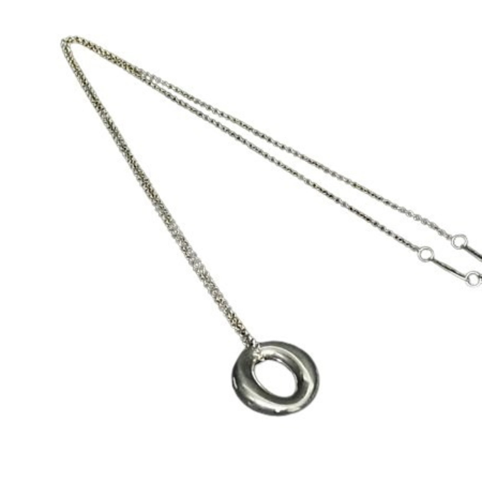 Elsa Peretti Sebiana Silver Necklace for Women by Tiffany: Elsa Peretti Sebiana Silver Necklace for Women by Tiffany Silver 925 Elsa Peretti Sebiana Necklace for Women by Tiffany, featuring a 14mm x 14mm pendant in a classic fashion design. This elegant neckl