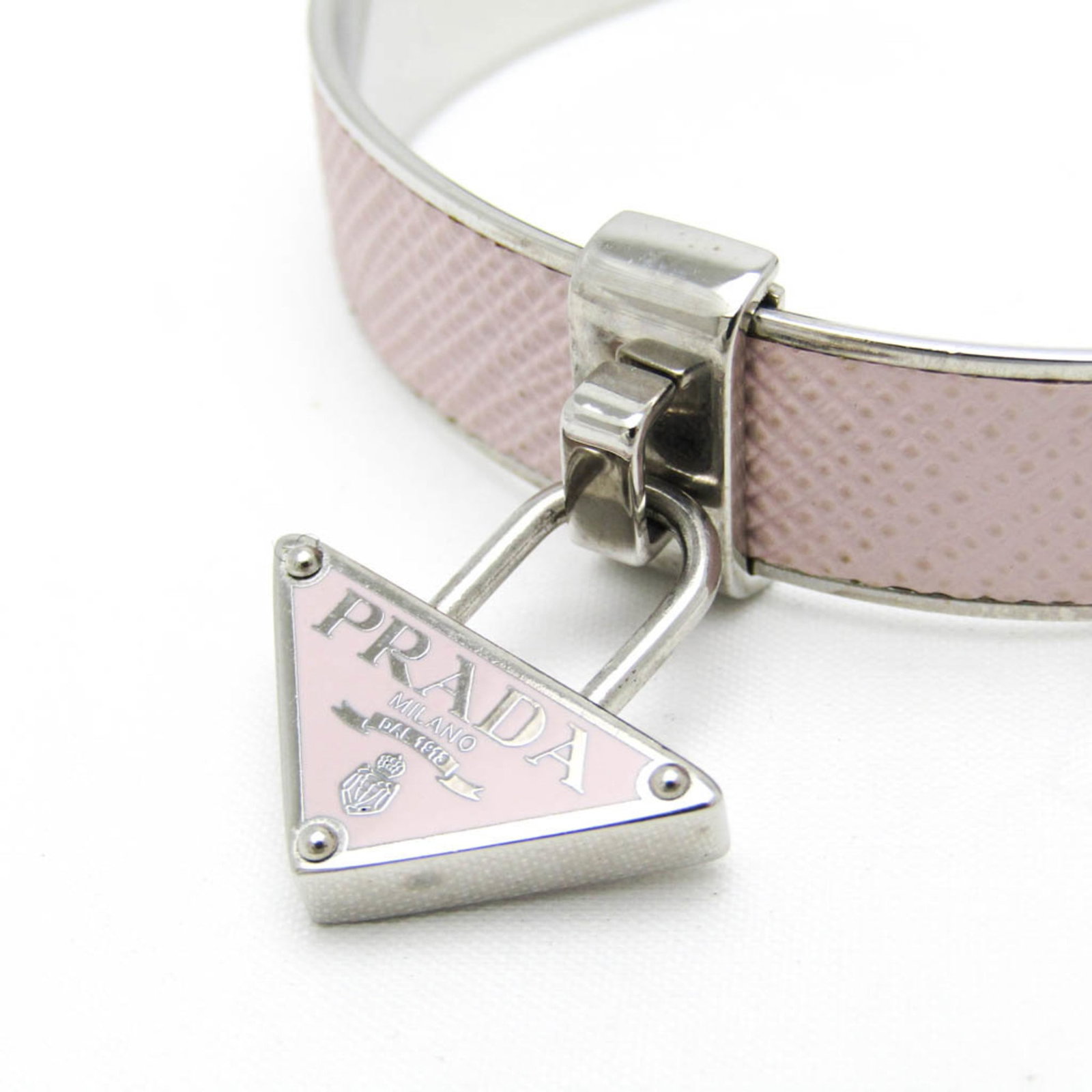 Prada Bangle Leather Metal - 5