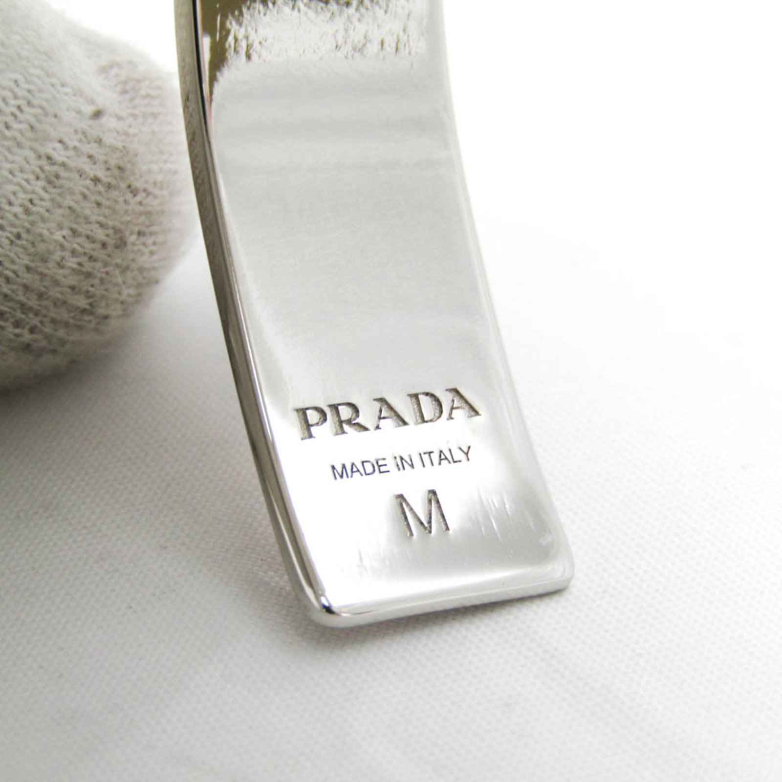 Prada Bangle Leather Metal - 6