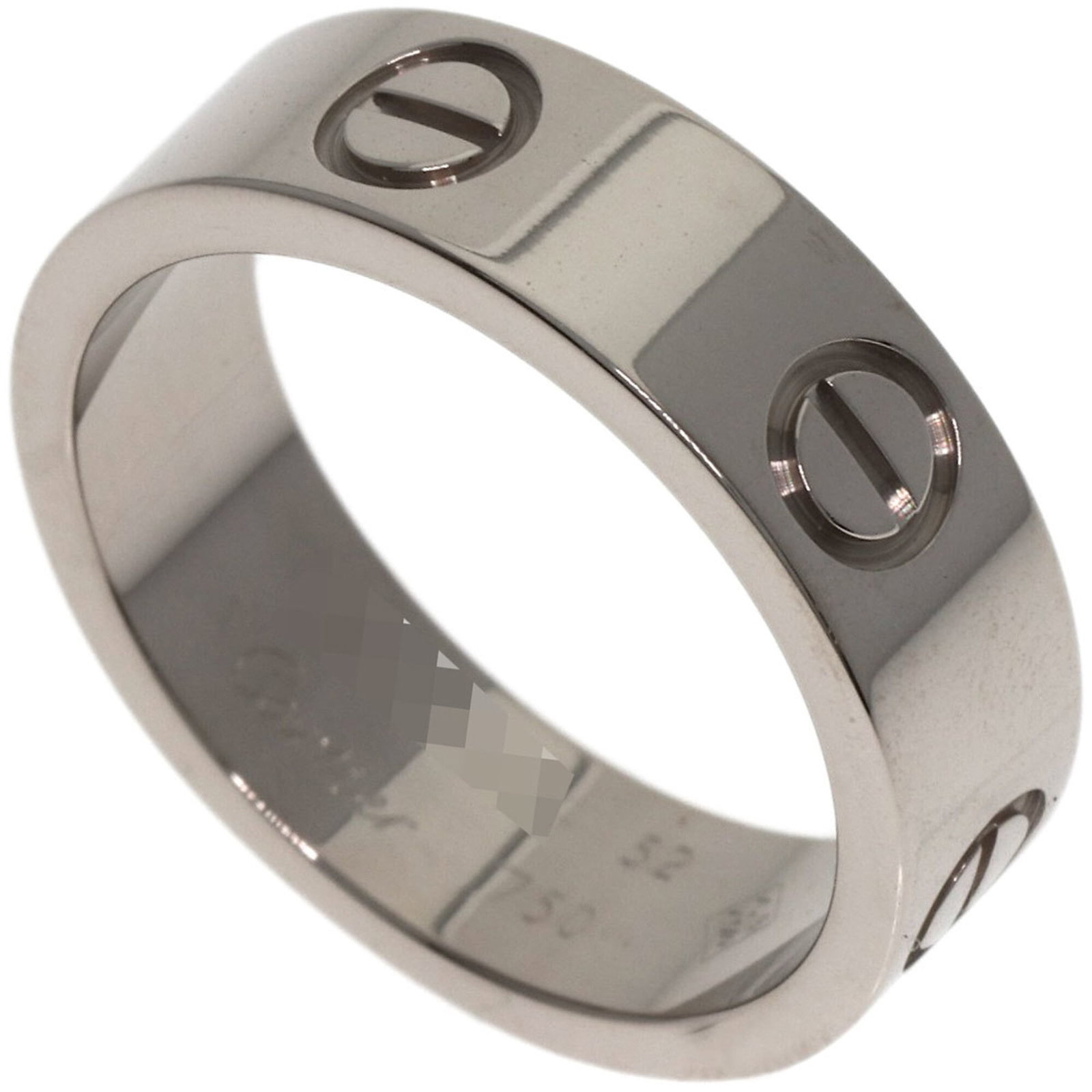 Cartier Band Ring White Gold (18K): Cartier Band Ring White Gold (18K) Cartier Band Ring White Gold (18K) in excellent condition, featuring 18K white gold construction with a few traces of usage and minor scratches. Weighing 7.2g, the r