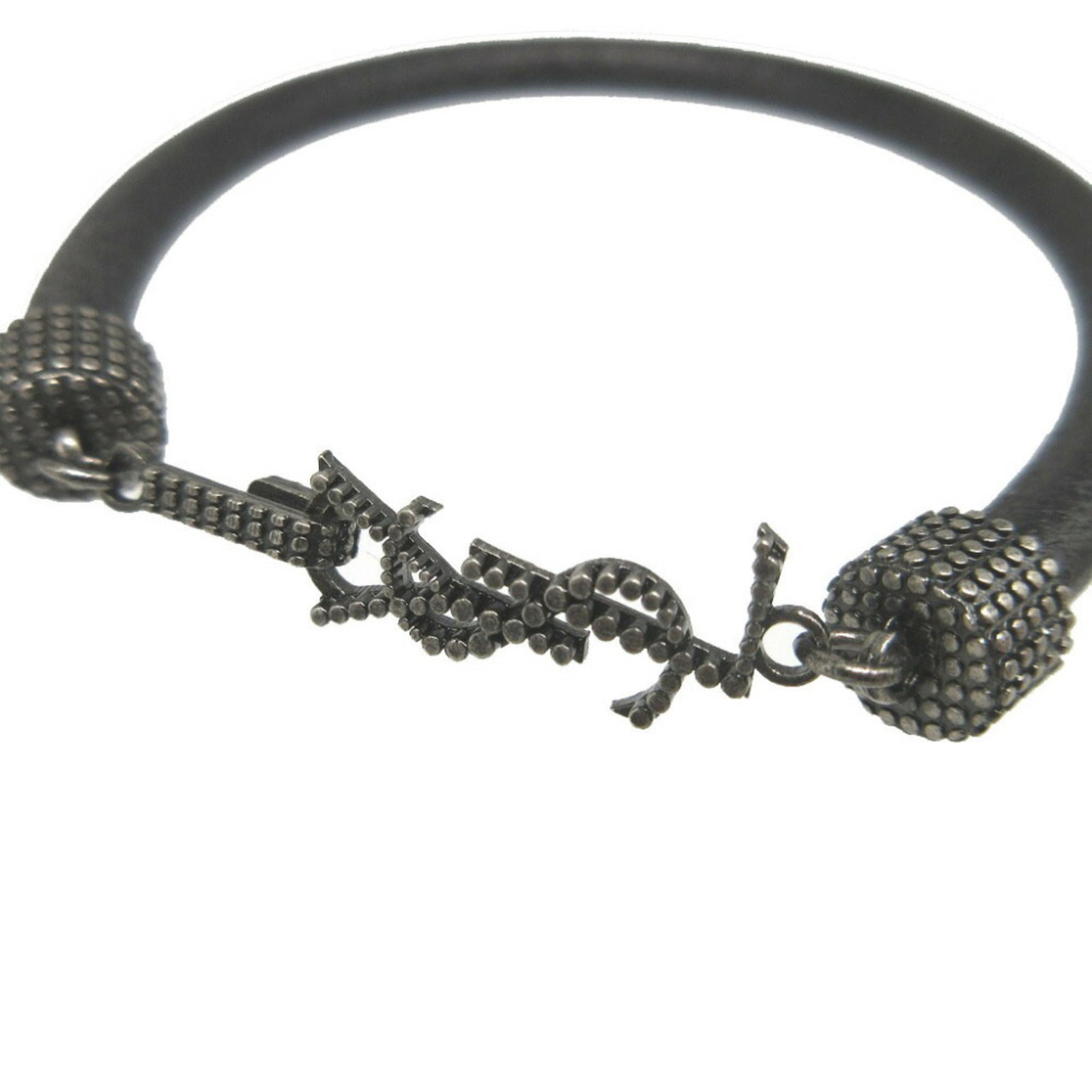 Saint Laurent Charm Bracelet Leather - 5
