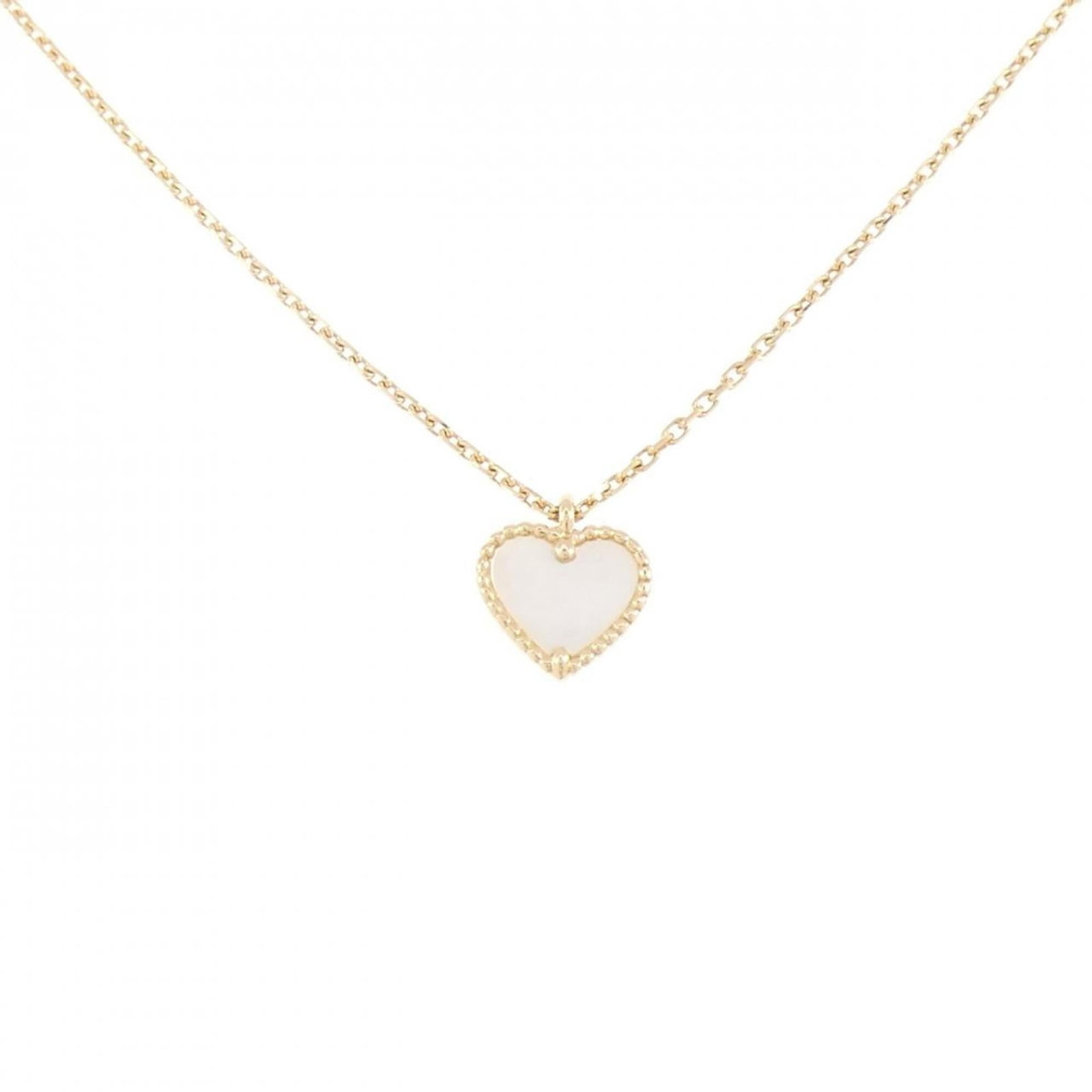Alhambra Necklace by Van Cleef and Arpels: Alhambra Necklace by Van Cleef and Arpels Yellow gold (18K) pendant necklace from Van Cleef & Arpels, featuring an Alhambra design. The necklace boasts a classic and elegant look with its intricate de