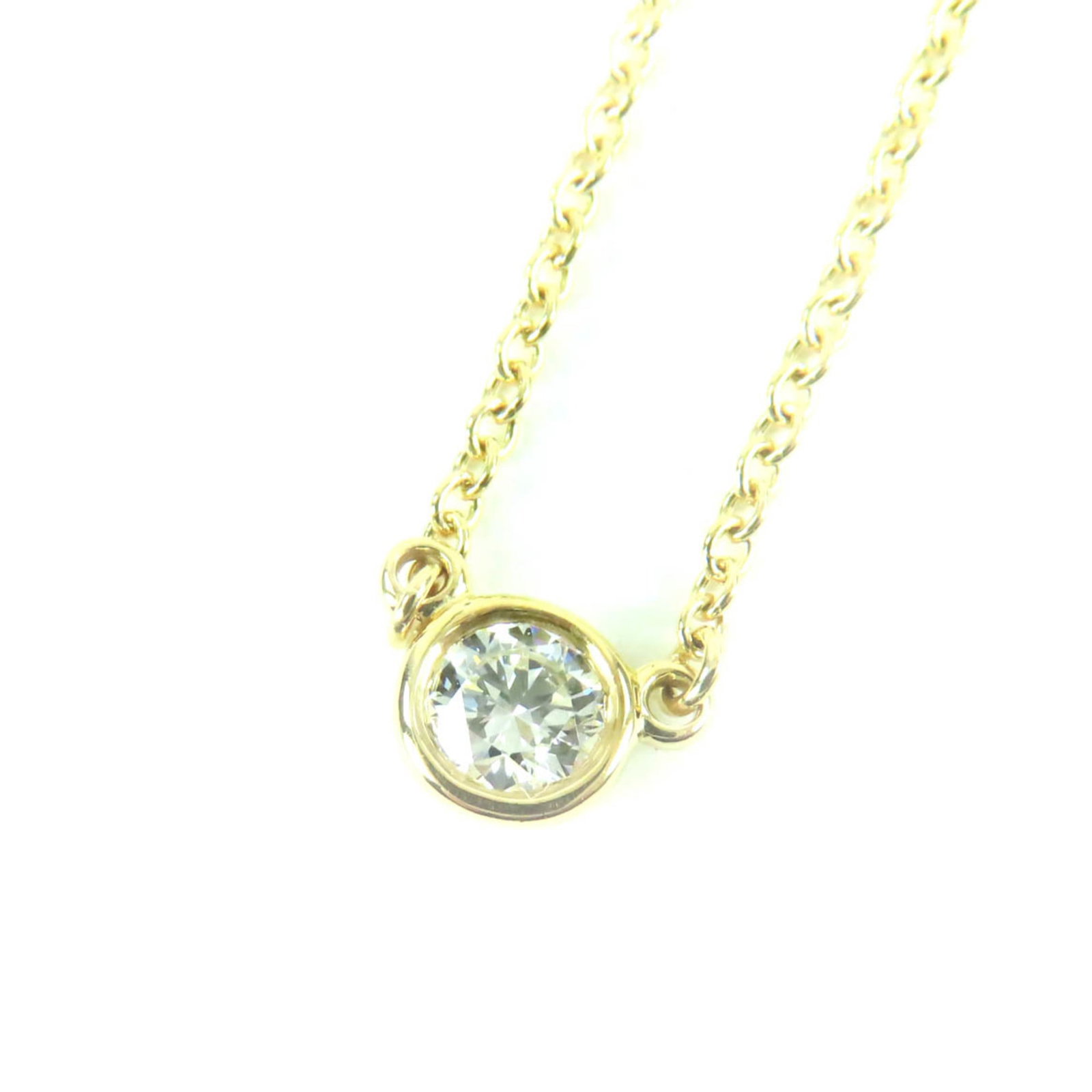 Tiffany&Co. Tiffany & Co. Elsa Peretti By The Yard K18 Au750 (Yellow Gold) Necklace Approx. 4.27Mm: Tiffany&Co. Tiffany & Co. Elsa Peretti By The Yard K18 Au750 (Yellow Gold) Necklace Approx. 4.27Mm Tiffany & Co.'s Elsa Peretti necklace shines in 18K yellow gold, measuring approximately 4.27mm in le