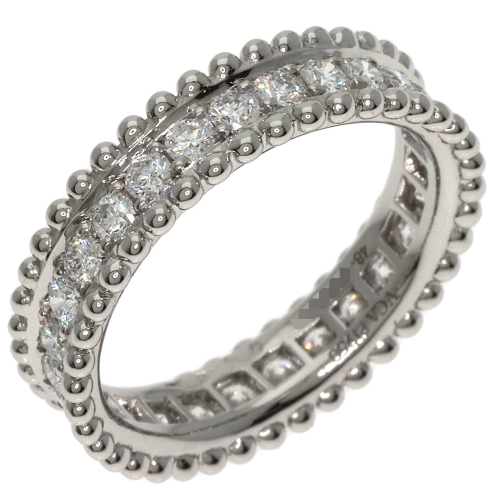 Band platinum ring van cleef arpels - 2