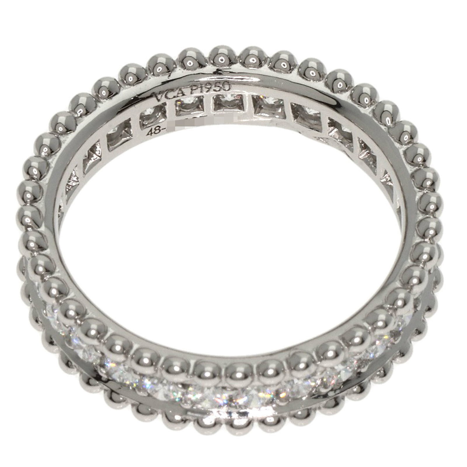 Band platinum ring van cleef arpels - 4