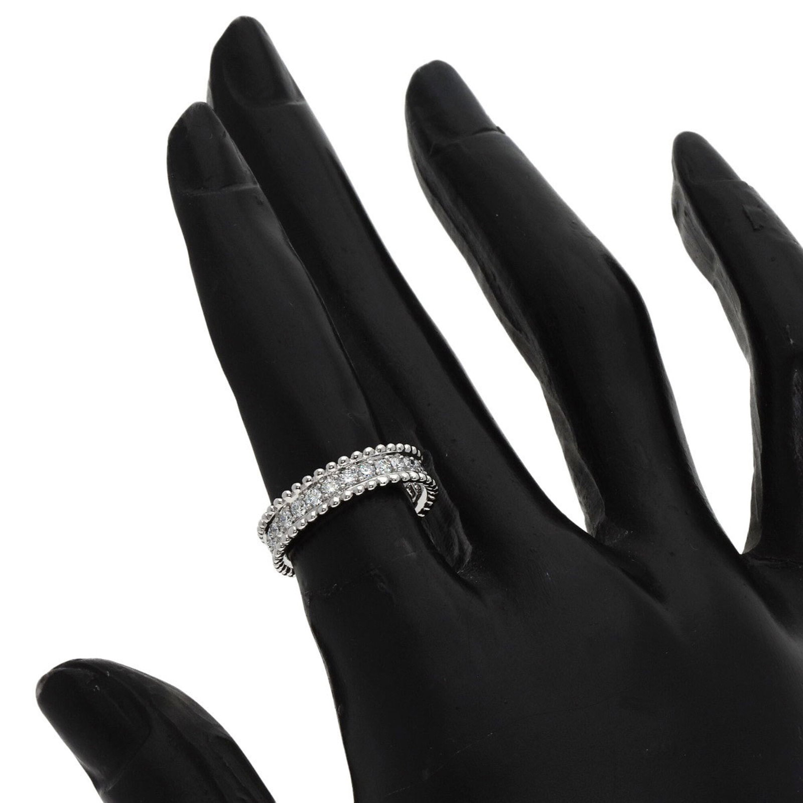 Band platinum ring van cleef arpels - 5