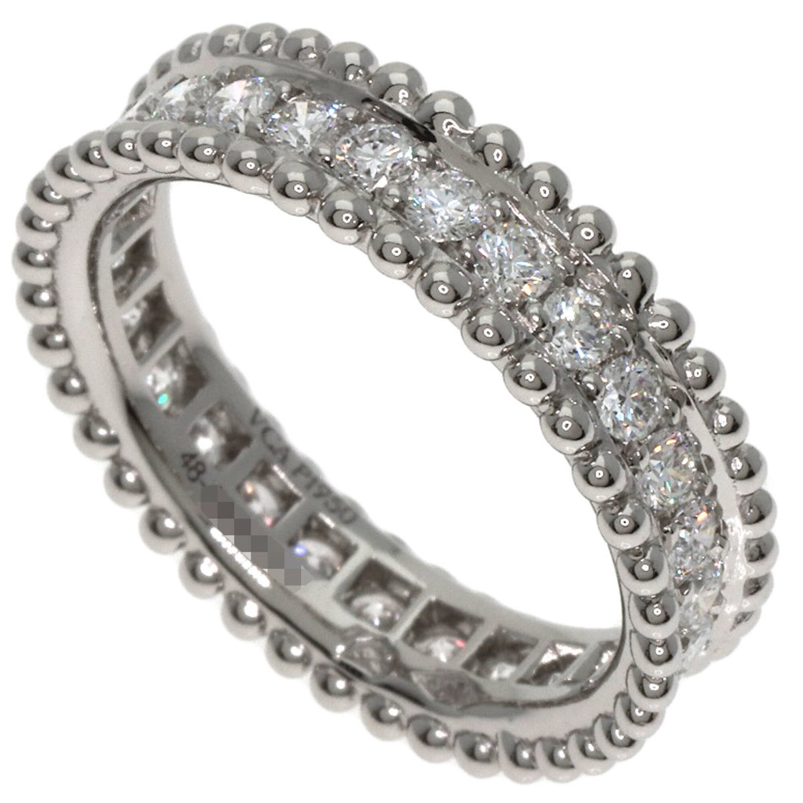 Band platinum ring van cleef arpels - 6