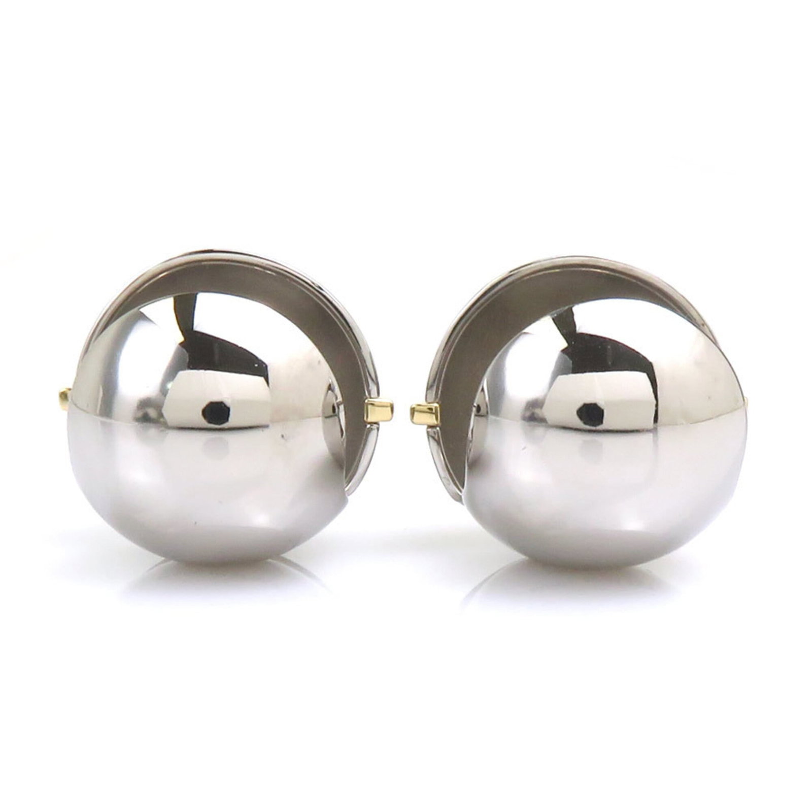 Metal Stud Earrings Prada - 3