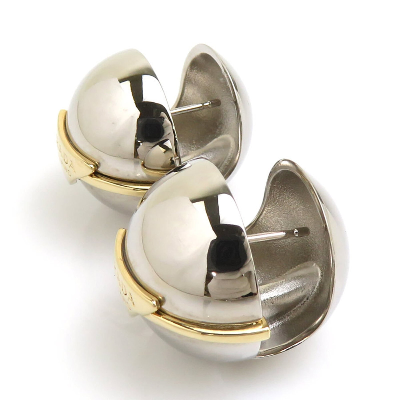 Metal Stud Earrings Prada - 4
