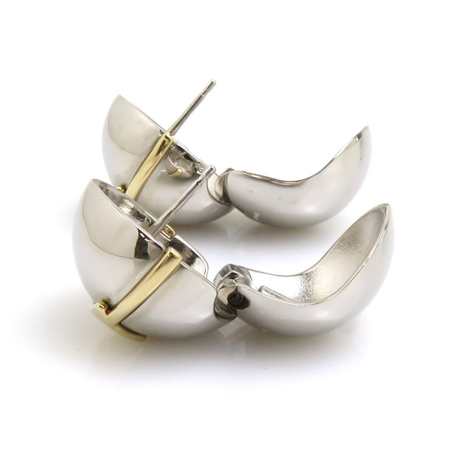 Metal Stud Earrings Prada - 5