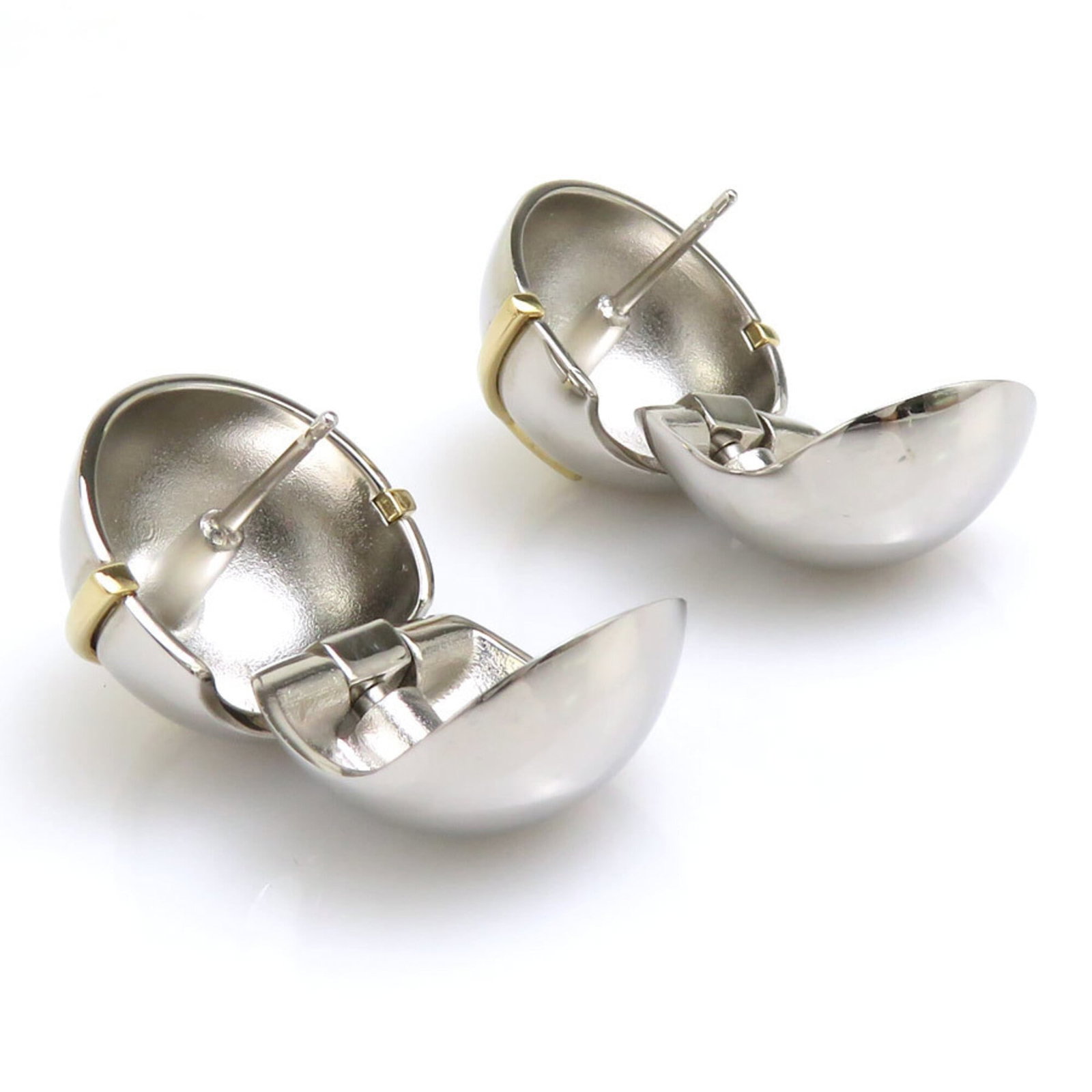 Metal Stud Earrings Prada - 6
