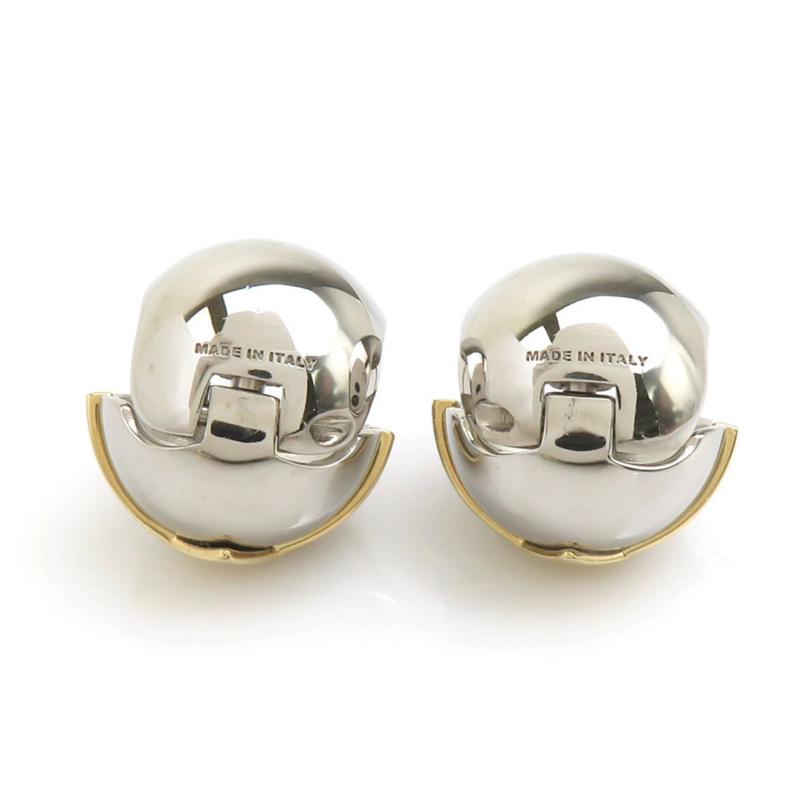 Metal Stud Earrings Prada - 7