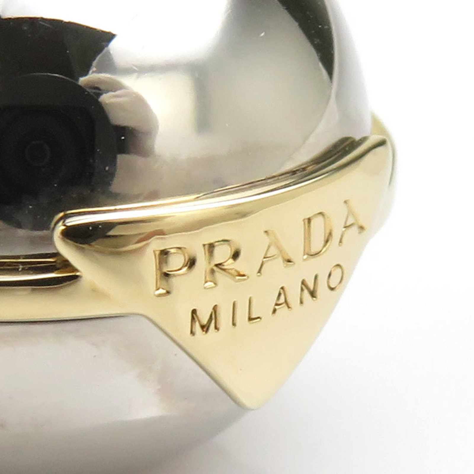 Metal Stud Earrings Prada - 8