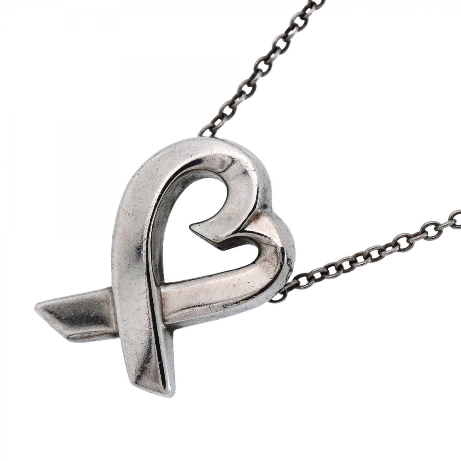 Tiffany & Co. Loving Heart Necklace Sterling Silver 925 Women'S: Tiffany & Co. Loving Heart Necklace Sterling Silver 925 Women'S Tiffany & Co. Loving Heart Necklace Sterling Silver 925 Women'S - A timeless piece with a classic design, featuring a sterling silver