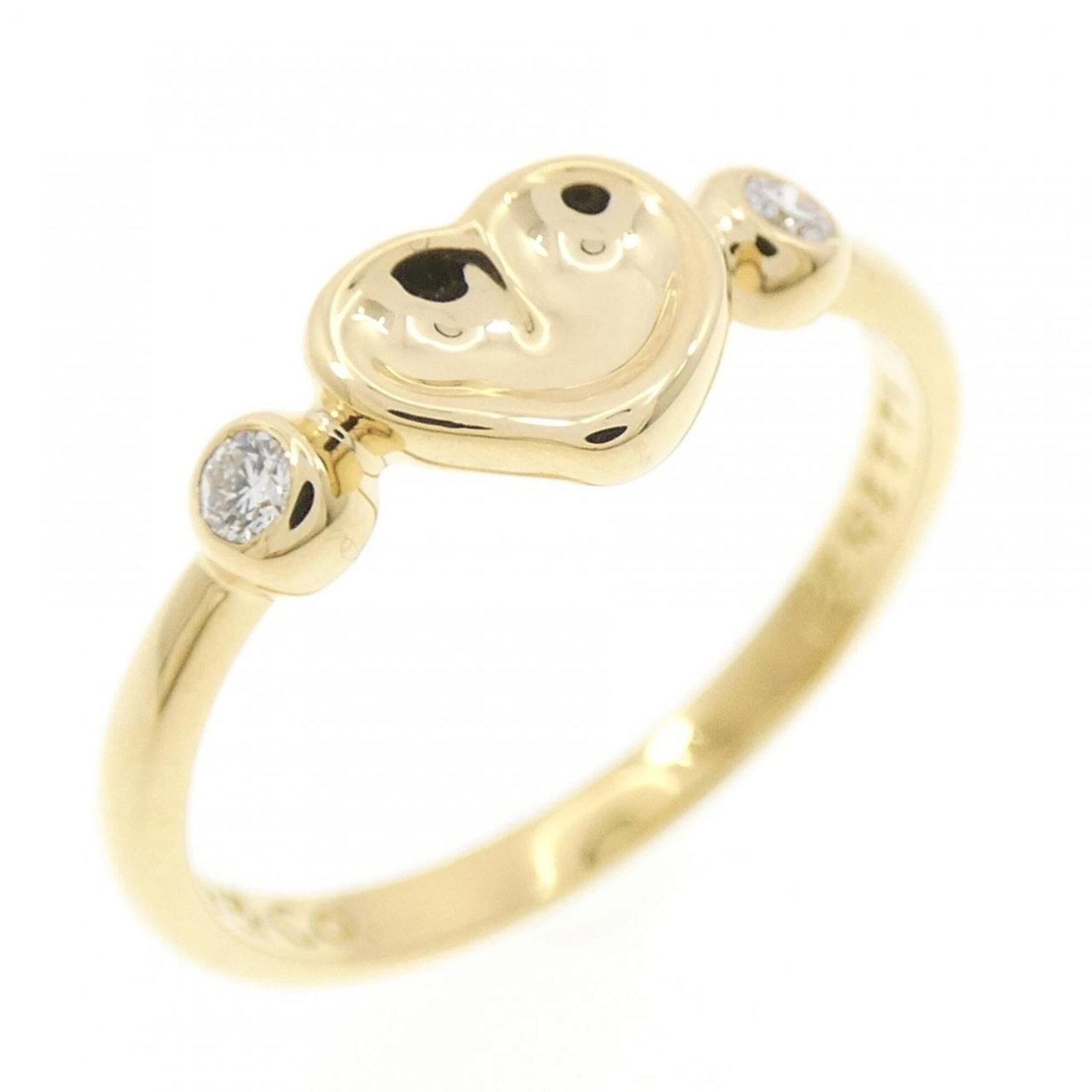 Tiffany Ring Gold Yellow 18K: Tiffany Ring Gold Yellow 18K Yellow Gold 18K Tiffany Ring Band for Women, Us Size 6.5, Like New Condition. This 18k yellow gold band features a classic design and bears a signature. A nice item with h