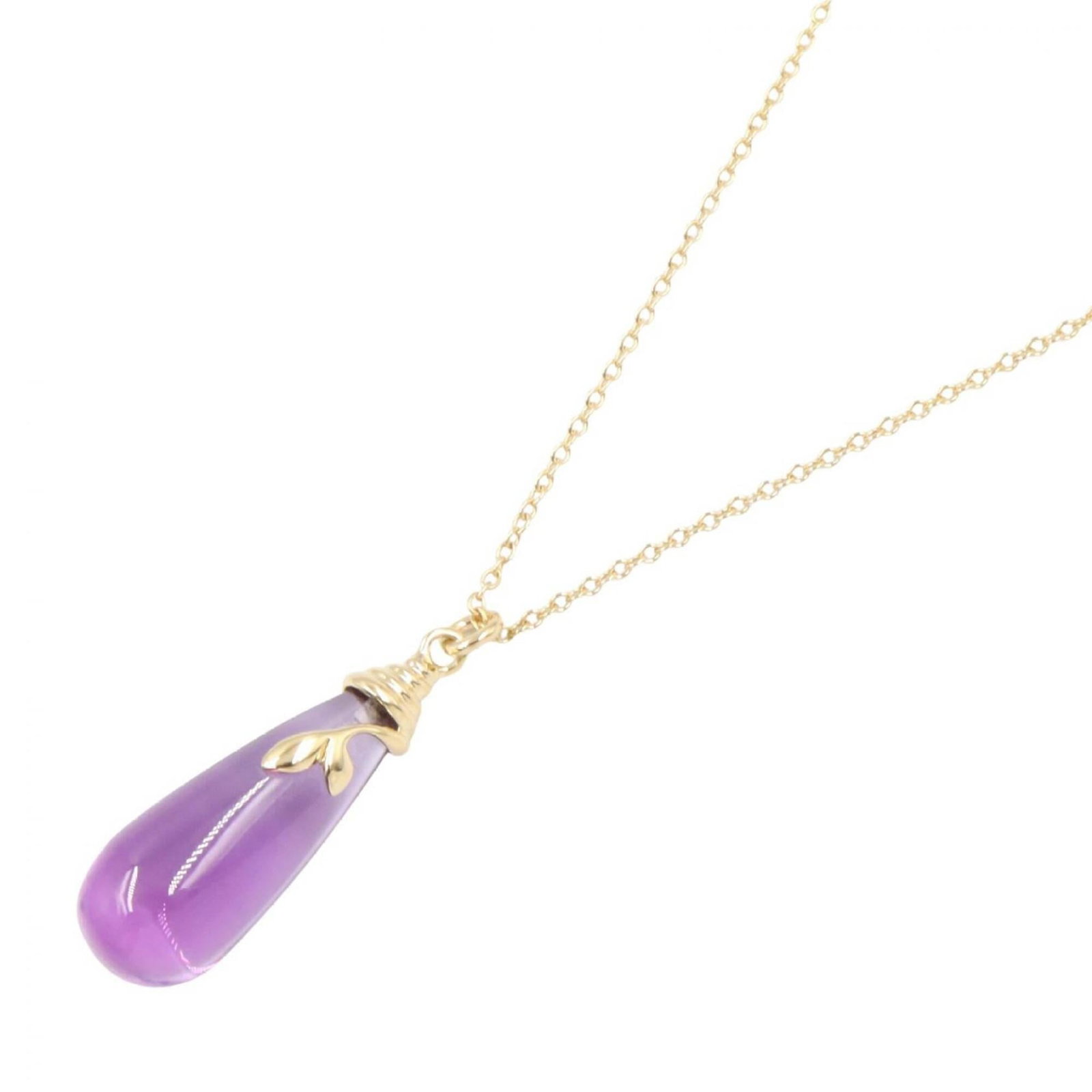 Tiffany & Co. Amethyst Necklace 18K (Yellow Gold) Amethyst Women'S Gold Tone Purple Tone: Tiffany & Co. Amethyst Necklace 18K (Yellow Gold) Amethyst Women'S Gold Tone Purple Tone Tiffany & Co.'s iconic amethyst necklace shines in 18K yellow gold, its rich purple tone evoking luxury and sop