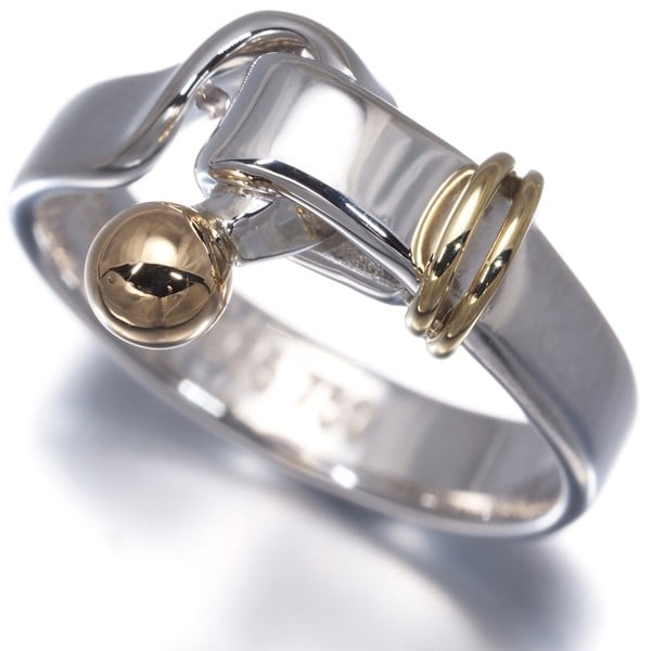 Tiffany&Co. Ring Love Knot Hook & Eye Us5.25-5.5 Silver 925/ 18K Yg: Tiffany&Co. Ring Love Knot Hook & Eye Us5.25-5.5 Silver 925/ 18K Yg Item Specifics: Brand: Tiffany & Co. Ring Size: US5.25-5.5 Type: Ring Metal Purity: 925 Collection: Love Knot Hook&Eye Metal: Sterli