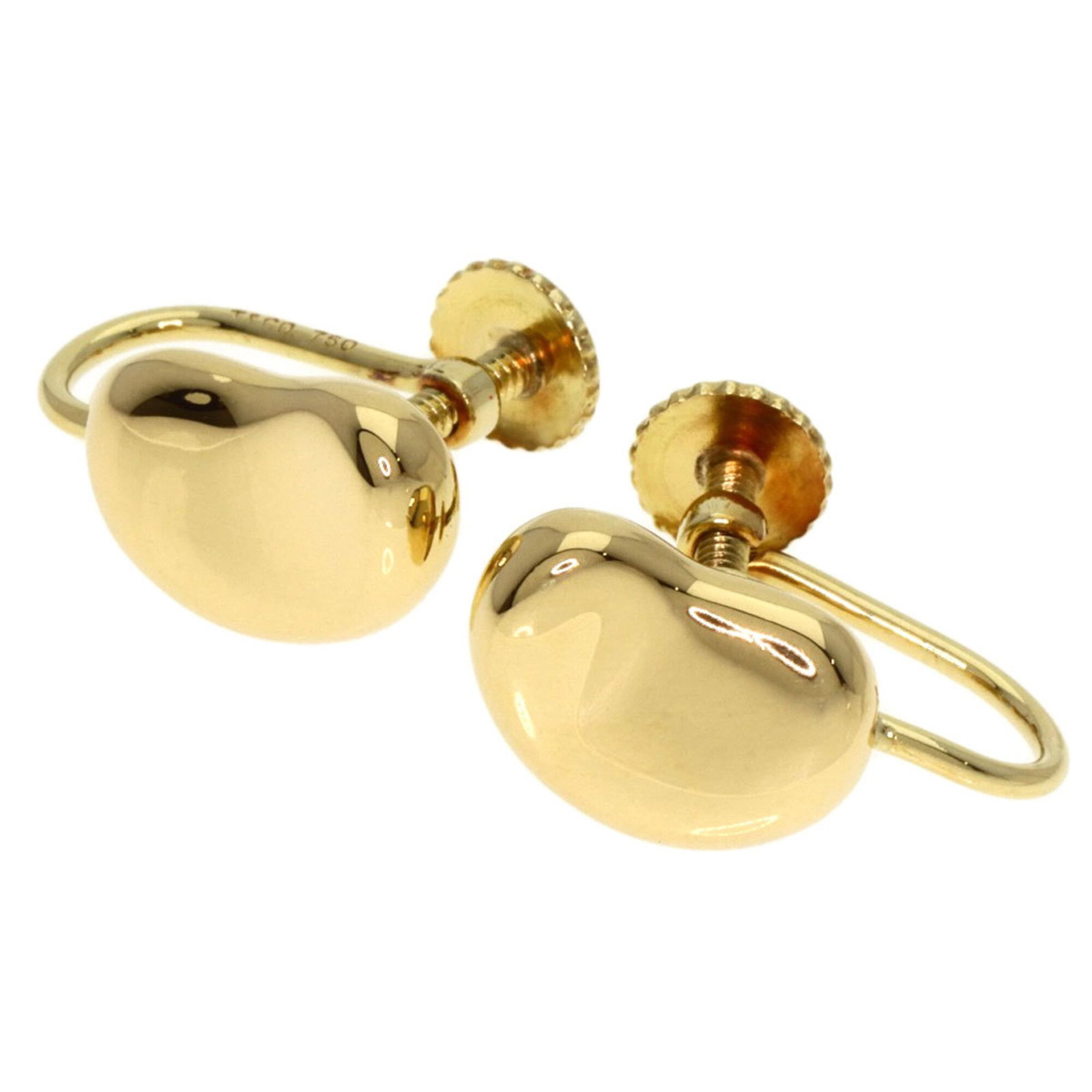 Tiffany Clip Earrings Yellow Gold (18K): Tiffany Clip Earrings Yellow Gold (18K) Yellow Gold (18K) clip earrings from Tiffany, featuring a delicate design with subtle yellow gold accents. The earrings have a few traces of usage and minor