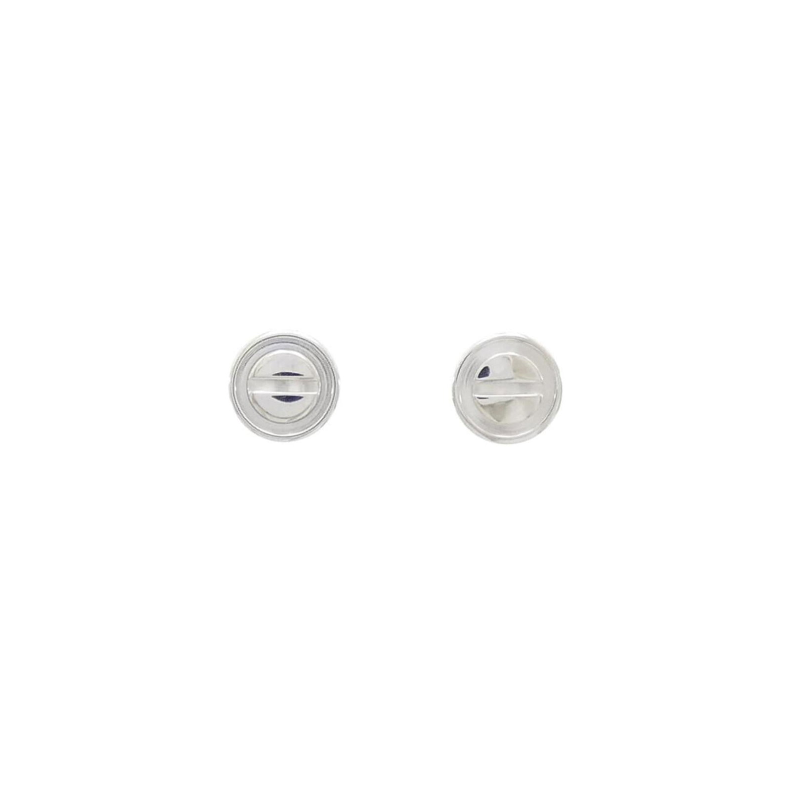 Cartier earrings stud: Cartier earrings stud Cartier stud earrings in white gold, featuring a classic design with a diameter of 7.2mm and weighing 3.4g, are available for purchase. The earrings have been used and show some