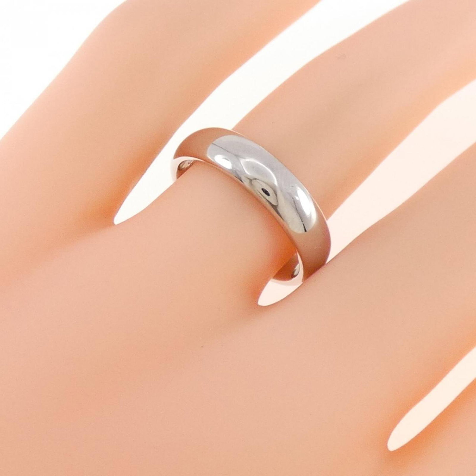 Platinum ring by Tiffany band - 4