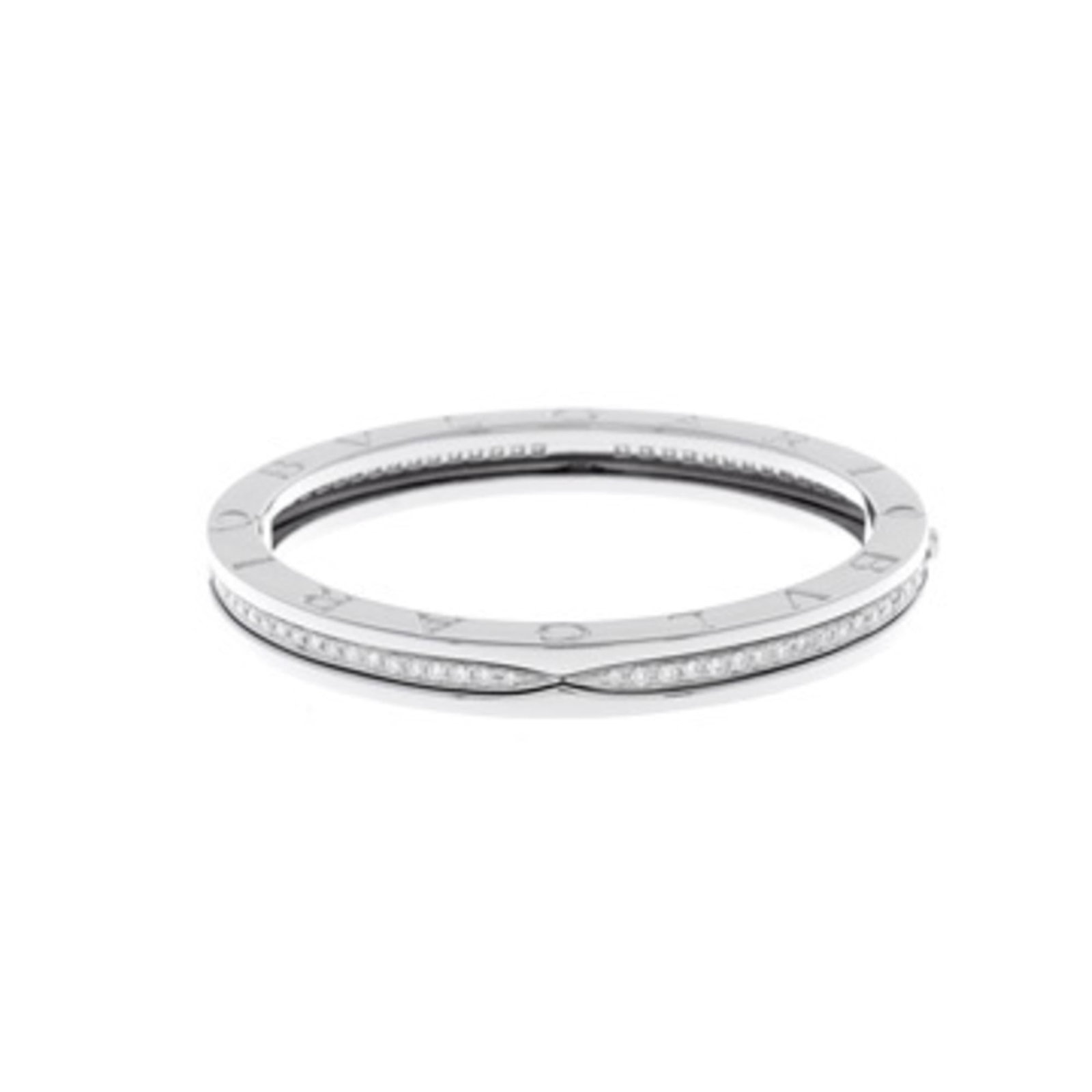 Bvlgari Charm Bracelet White Gold (18K): Bvlgari Charm Bracelet White Gold (18K) Bvlgari Charm Bracelet White Gold (18K) features a diamond stone set in an 18K white gold charm bracelet with a length of 15cm / 5.9''. The item is made from