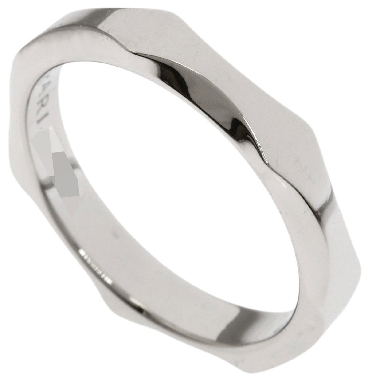 Bulgari Infinito #48 Ring Platinum Pt950 Women'S Bvlgari: Bulgari Infinito #48 Ring Platinum Pt950 Women'S Bvlgari Platinum Pt950 Bvlgari ring #48 features Bulgari's signature style, with a sleek silver design. The item has some minor scratches and dirt,